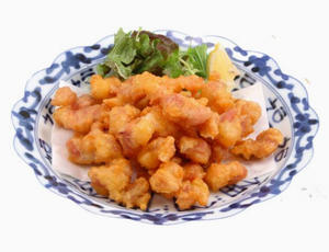 餃子伝説 なんこつあげニンニクソースかけ