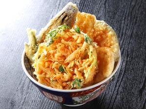 どんまつ 桜海老のかき揚げ天丼