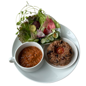 薬膳トマトベジカレー＆サラダ