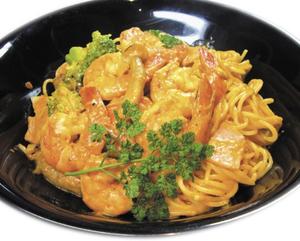 海老のクリームパスタ