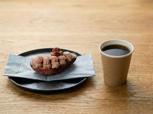 焼き芋モンブラン＆コーヒーセット