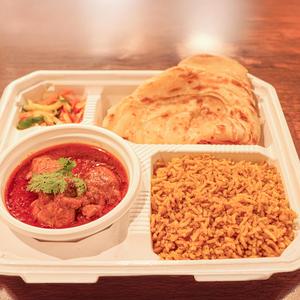 チキンカレー・キチュリ・ポロタ Chicken Curry, Khichuri ＆ Porota(Halal)