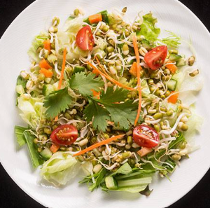 スプラウテッドビーンズサラダ // Sprouted Beans Salad [vegan]