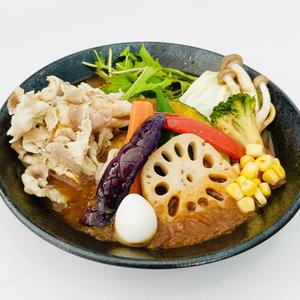 豚しゃぶと14種の野菜カレー