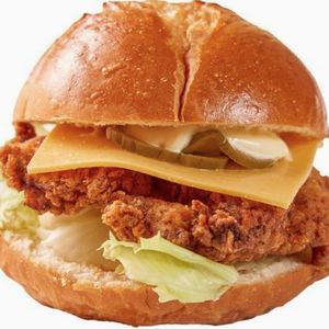 【デラックス】チーズフィレバーガー