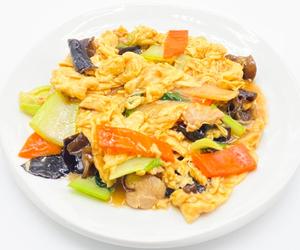 キクラゲと玉子炒め