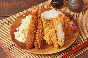 チキンカツ＆エビフライ弁当