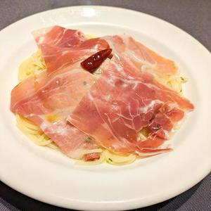 生ハムのスパゲッティ