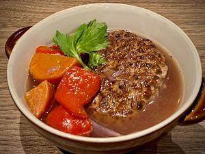 赤紫の巡り！ワインと赤紫野菜で整えたスープバーグ(抗酸化・免疫強化・回復力)600ml
