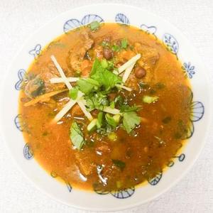 骨付きマトンカレーセット With bone mutton curry set