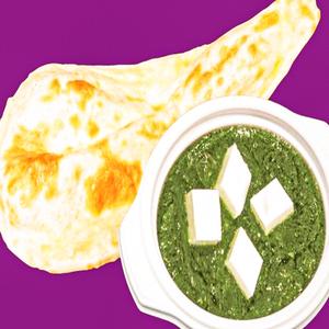 【カレー＆ナンセット】saag paneer curry set(サグパニールカレーセット)