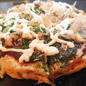 桜えびねぎ天 Sakura Shrimp ＆ Spring Onion Okonomiyaki