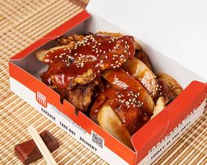 ヤンニョムチキン＆ポテト Yangnyeom Chicken ＆ Wedges