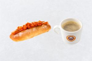 サンマルクカフェ THEホットドッグ チリセット