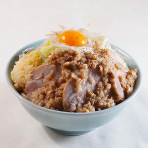 マシマシマシマシ 背脂まぜそば Maxed-Out Rich Back Fat Mazesoba (Extra Everything)