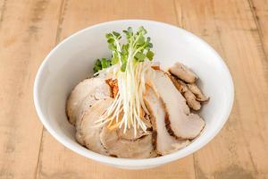 肉辛まぜそば Spicy Mix Noodles with Meat
