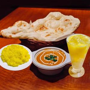 おすすめ:~カレーナン+ドリンク付 きせつト-Curry Nan + Drink set