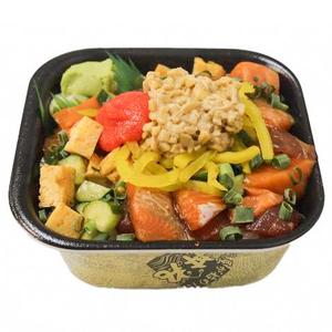 丼丸 バラ爆弾丼 バラネタ、納豆