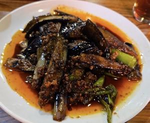 ナスとひき肉のみそ炒め