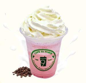 ピンクコーヒーフラッペ