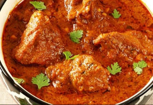 Chicken curry and Naan set チキンカレーセット