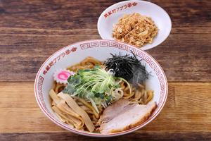 フライドオニオントッピング油そば 【レンジ油そば】