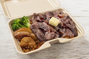 ビフテキ屋のバターステーキBOX(並)～ガーリックライス～
