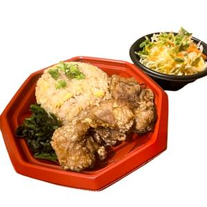 チャーハンと油淋鶏弁当