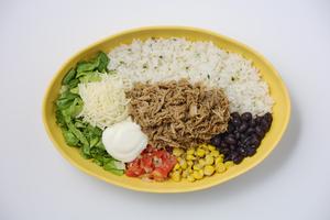 フリホーレス クラシックポークボウル Carnitas Bowl