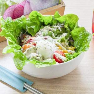 ハーブチキン＆温玉 Herb Chicken ＆ Poached Egg