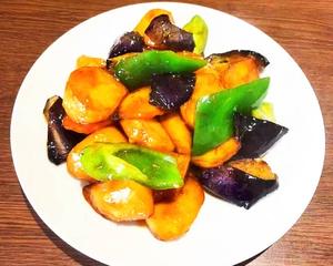 ピーマンじゃが芋茄子の三種野菜炒め Green Pepper ＆ Potato ＆ Egg Plant Stir-Fry