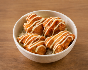 唐揚げ丼マヨあり