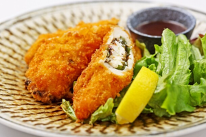 ささみの梅しそチーズ揚げ