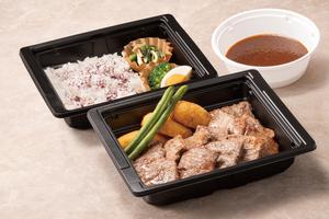 【B3】Wカットステーキ～選べるソース弁当