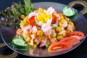 【1】世話スペシャルサラダ(Sewa Special Salad)