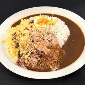 欧風黒バタープルドポークカレー(シングル、ごはん350g)