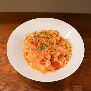 昭和感満載のスパゲッティ・ナポリタン