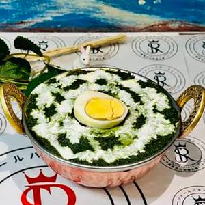 ほうれん草卵カレーセット/Sag Egg Curry Set