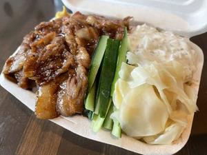 すごい冷やし中華 お弁当(麺じゃなくて米)
