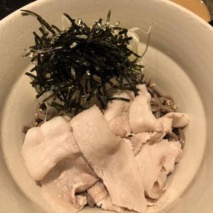 豚しゃぶ胡麻蕎麦(150g)