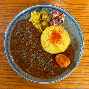 定番キーマカレー スパイス玉子のせ