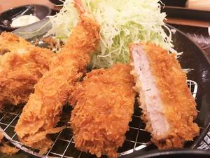 ヒレ大海老盛り合わせ御膳