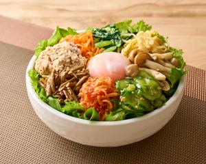 ツナマヨと7種類のナムルビビンバ