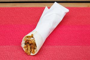 ケバブラップチキン