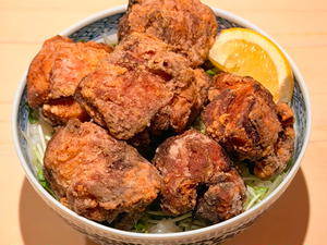 本当に美味しい唐揚げ丼