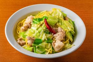 ホルモン塩焼きそば