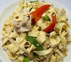 干し豆腐青唐辛子炒め