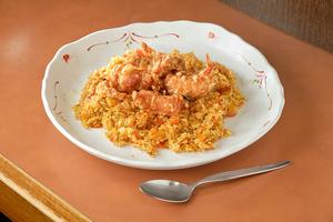 ドライカレーカラ揚げ付き