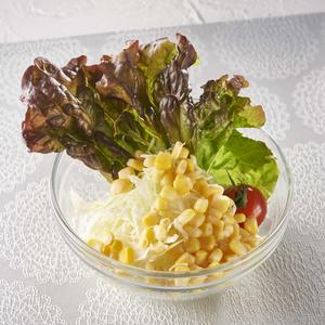 シャキッと野菜のコーンたっぷりサラダ ゆず醤油ドレッシング