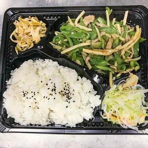 牛肉とピーマン炒めお弁当